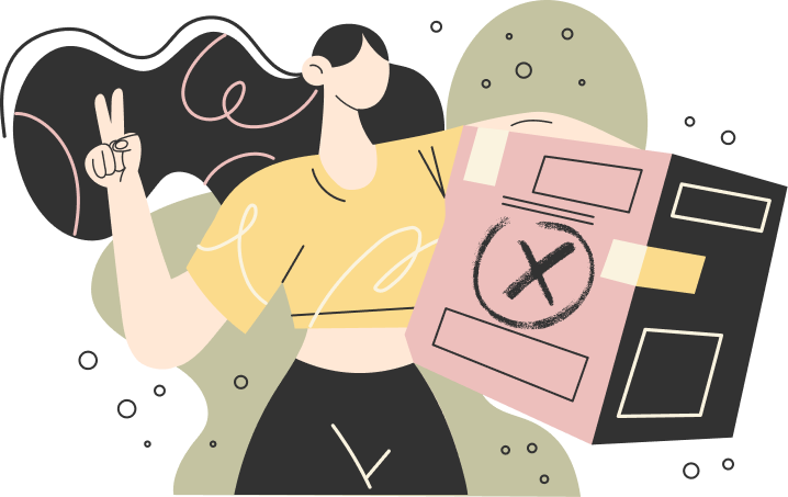Empty Bag Illustration